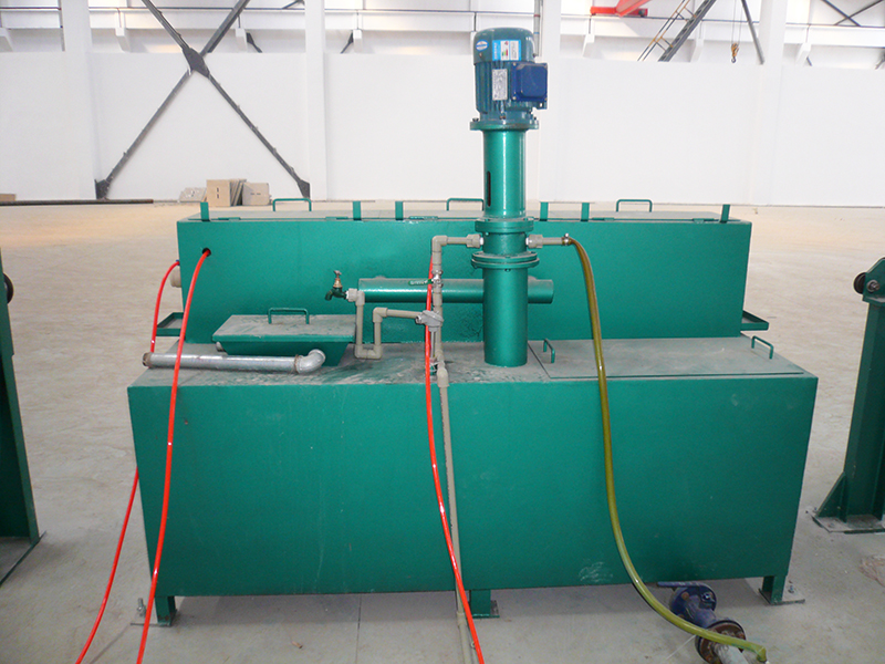 Boron coating machine